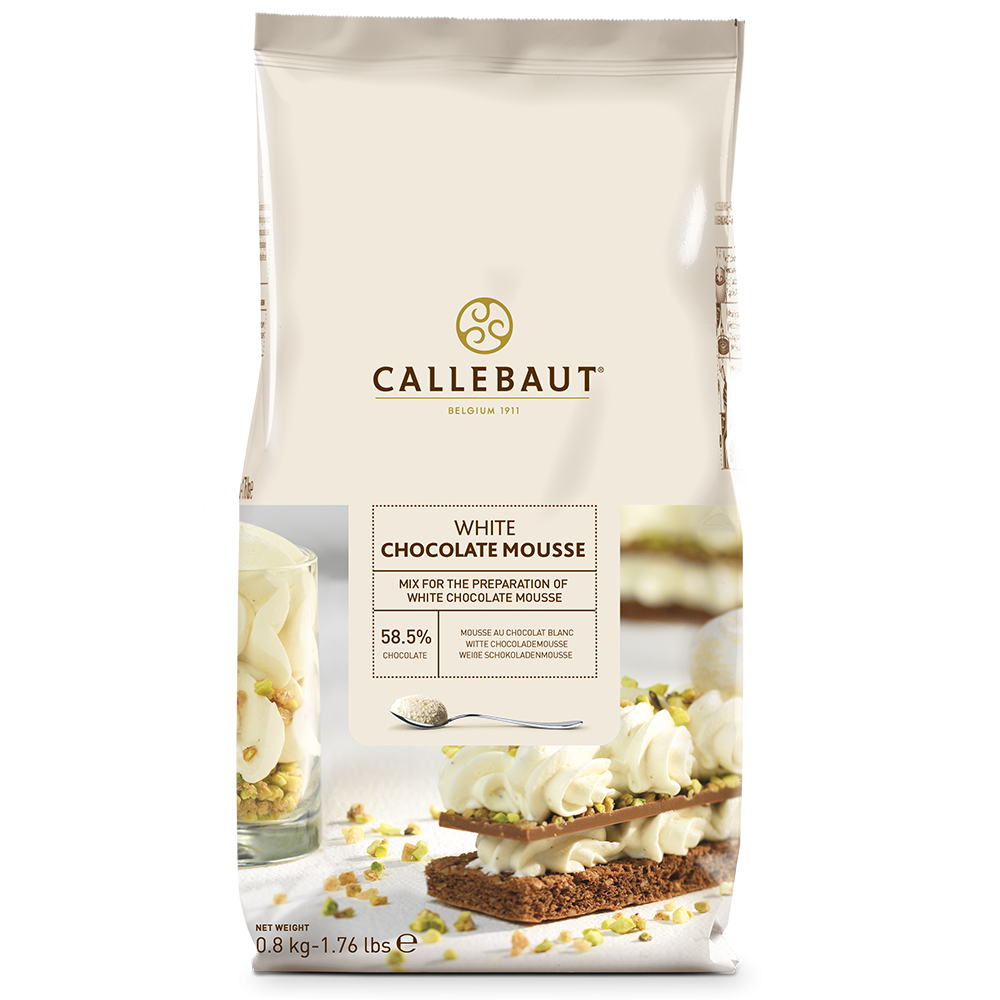 Vit Chokladmousse Mix 800g Callebaut