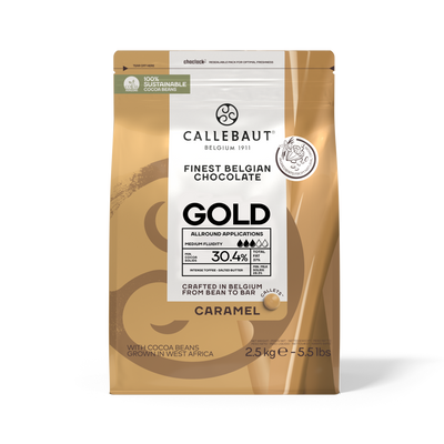 Chokladcouvertyr Gold, 2,5Kg, Callebaut