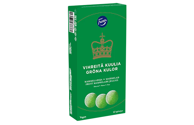 Fazer Gröna kulor 260g marmelad