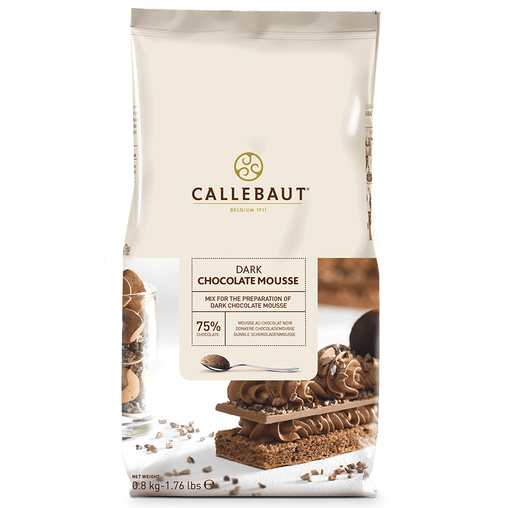 Mörk Chokladmousse Mix 800g- Callebaut