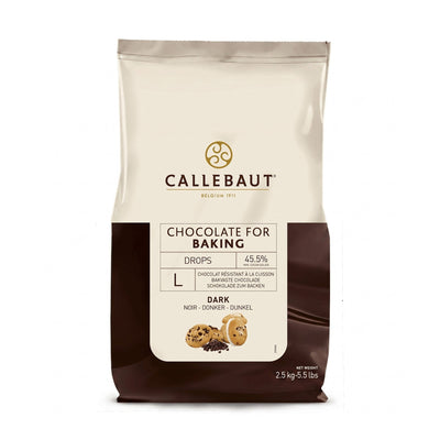 Callebaut Mörk Bakchoklad 45,4% 2,5kg