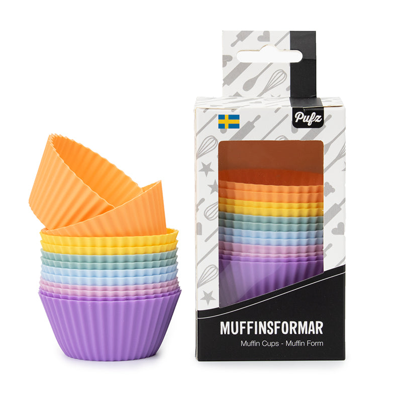 Muffinsformar, 12-Pack, Pastell