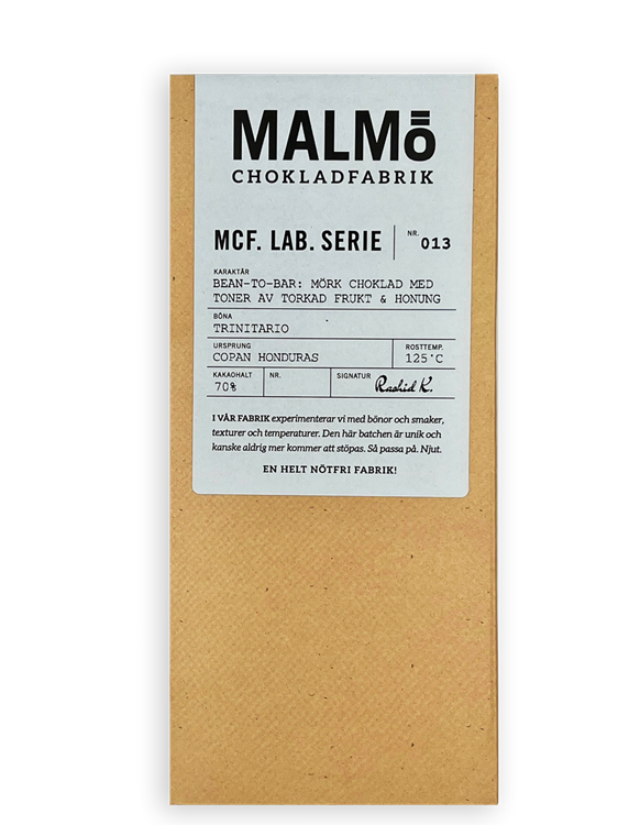 Mcf Lab Serie: Copan Honduras 70% 013 Malmö Chokladfabrik