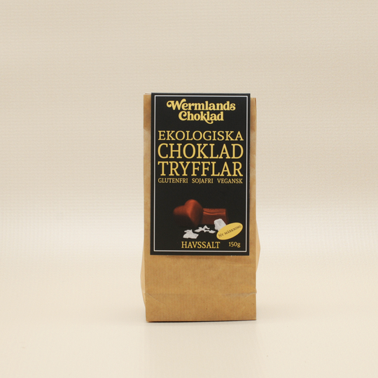 Wermlandschoklad Ekologisk Chokladtryffel - Havsalt, Rawchokladfabriken