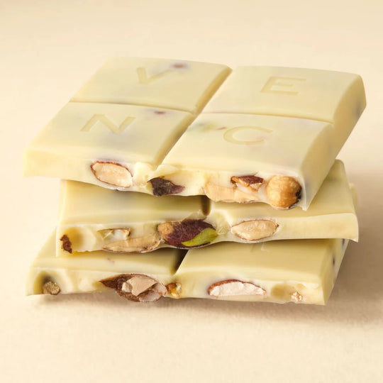 Venchi Vit Choklad Med Saltade Nötter 100g