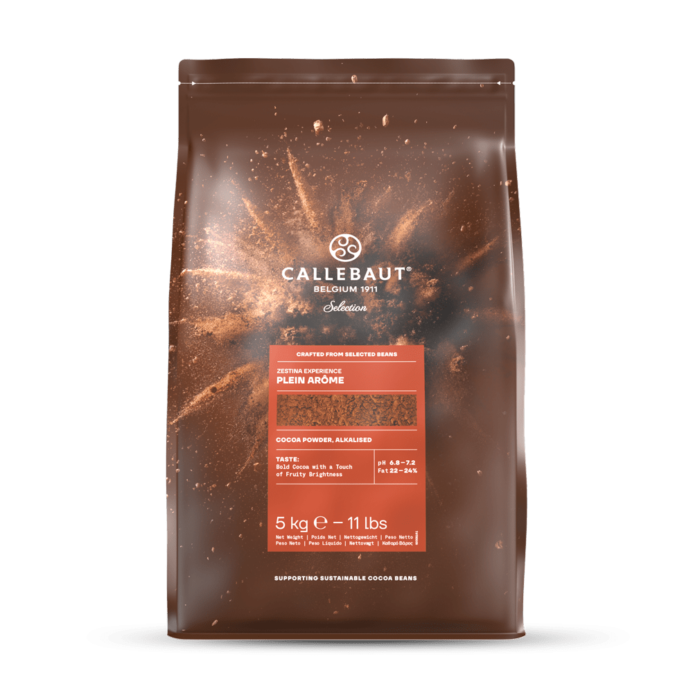 Callebaut Zestina Plein Arôme 100% cocoa powder in 5kg pouch