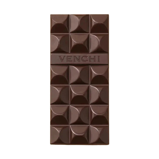 Venchi 75% mörk chokladkaka med geometriskt mönster