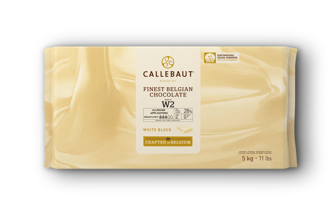 Callebaut W2 white chocolate block 5kg for baking