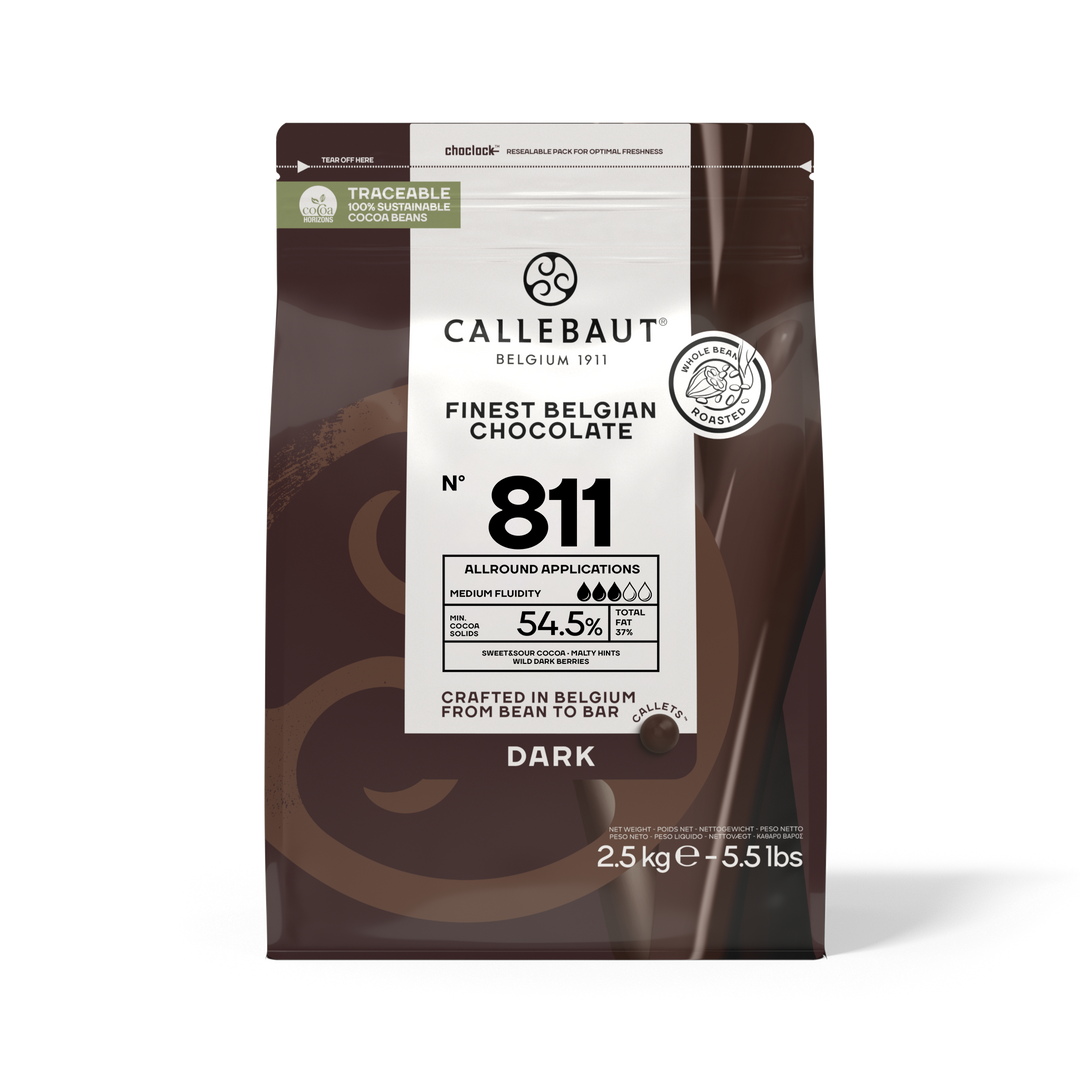 Mörk Chokladcouvertyr 54,5% 2,5Kg, Callebaut