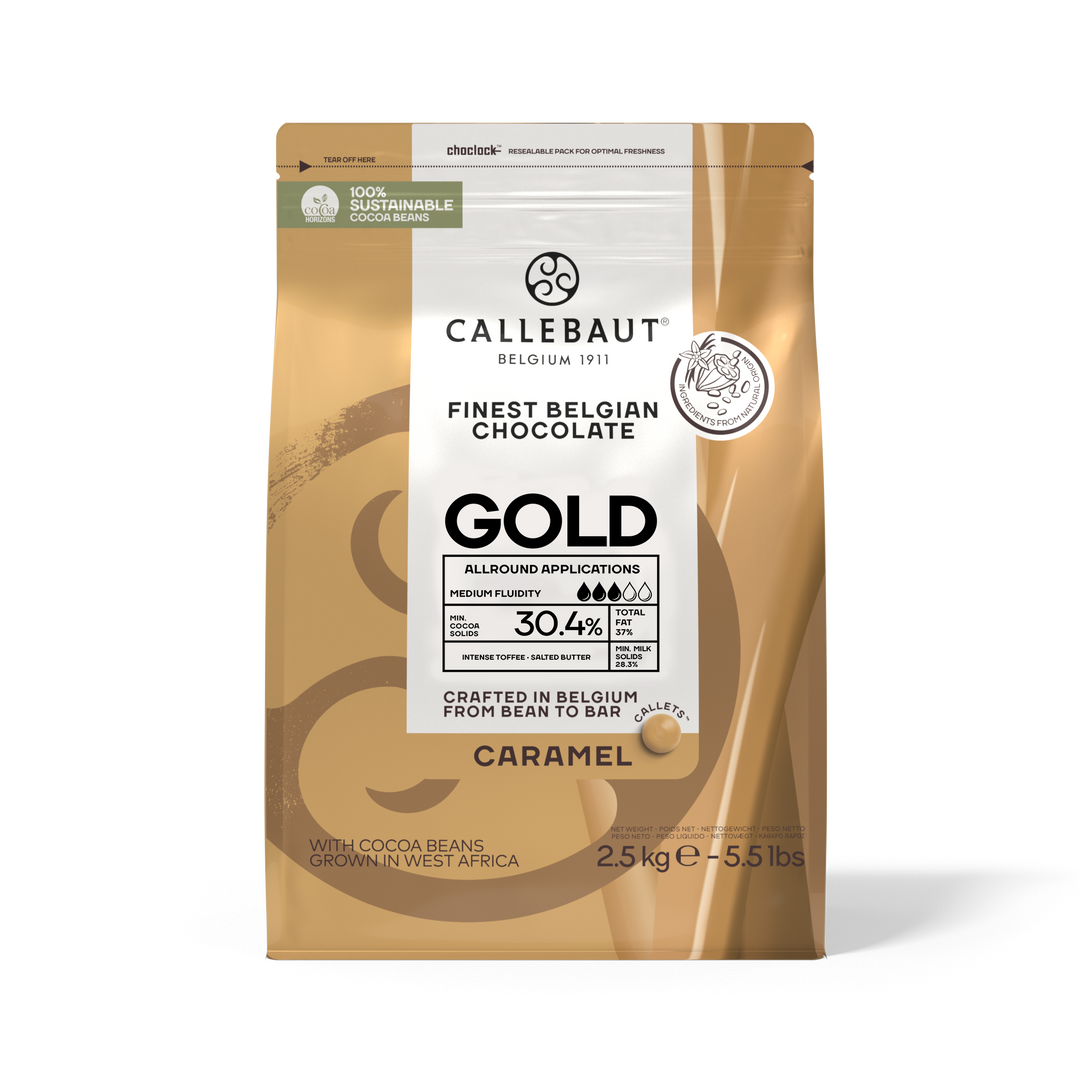 Chokladcouvertyr Gold, 2,5Kg, Callebaut