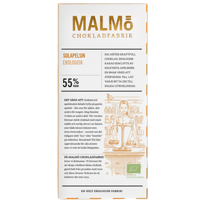 Malmö Chokladfabrik Solapelsin 55% EKO 80g