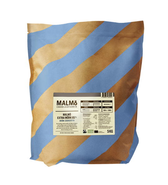 Malmö Chokladfabrik Mörk Choklad 85% EKO 5kg