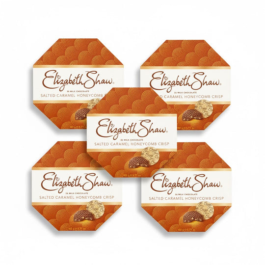 5 Askar -  Mjölkchoklad med Salt Karamellkrisp, 162 g, Elizabeth Shaw
