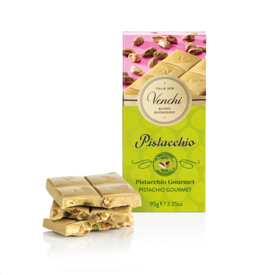 Crunchy Pistachio chokladkaka, 95g - Venchi