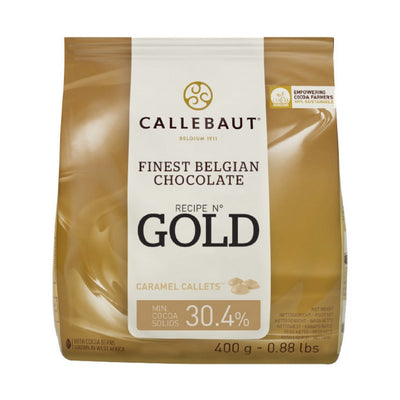 Callebaut Gold Karamelliserad Vit Choklad 30,4% 400g