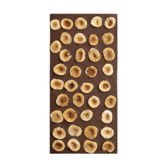 Chokladshopen Cluizel mjölkchokladkaka med 48% kakao och hela rostade italienska hasselnötter