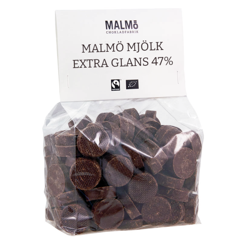 Extra Glans Ljus 47%, 1kg, Malmö Chokladfabrik