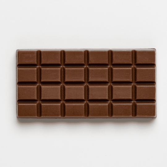 Callebaut 823 Milk Chocolate Napolitains bar with grid segments