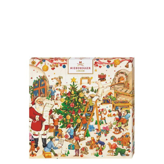 Niederegger Kalender Tomteverkstad 168g