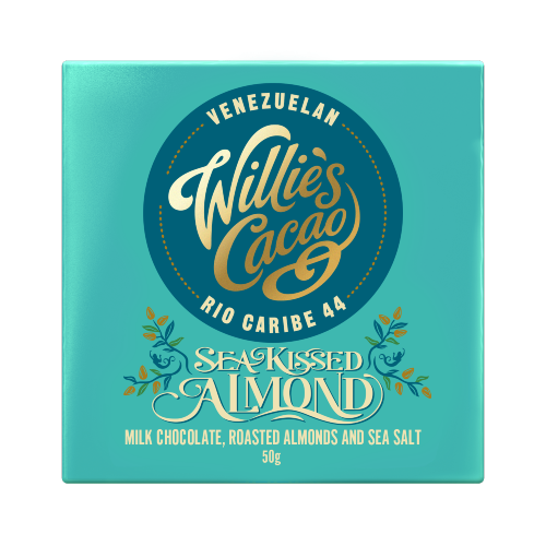 Sea Kissed Almond,44%, 50G, Willie’s Cacao