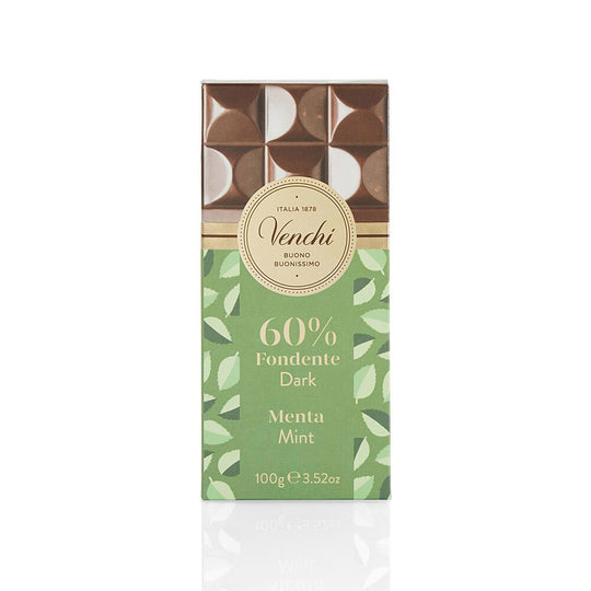 Mörk choklad med mintkrisp, 100g - Venchi