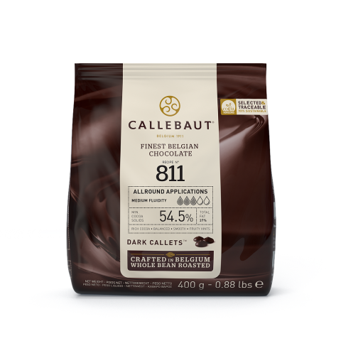 Mörk Chokladcouvertyr 54,5% 400G, Callebaut