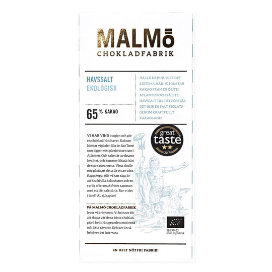 Havssalt 65%, 80G, Malmö Chokladfabrik