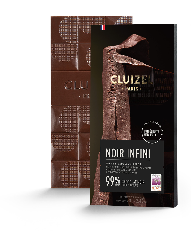 Noir Infini 99%, 70G, Michel Cluizel