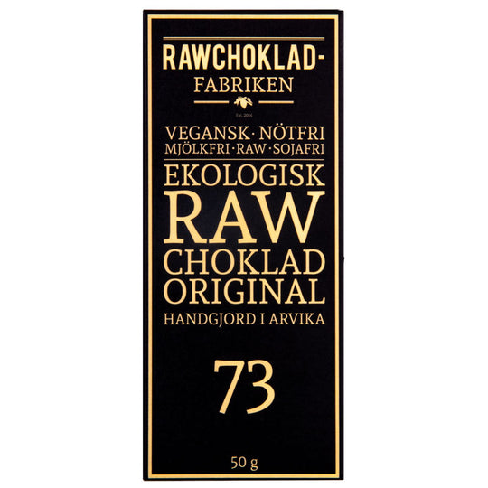 Rawchoklad Original 73%, 50G, Rawchokladfabriken