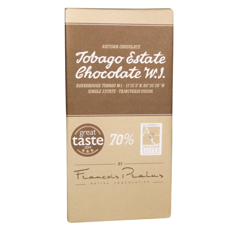 Tobago Estate Chocolate W.I. 70%, 100G
