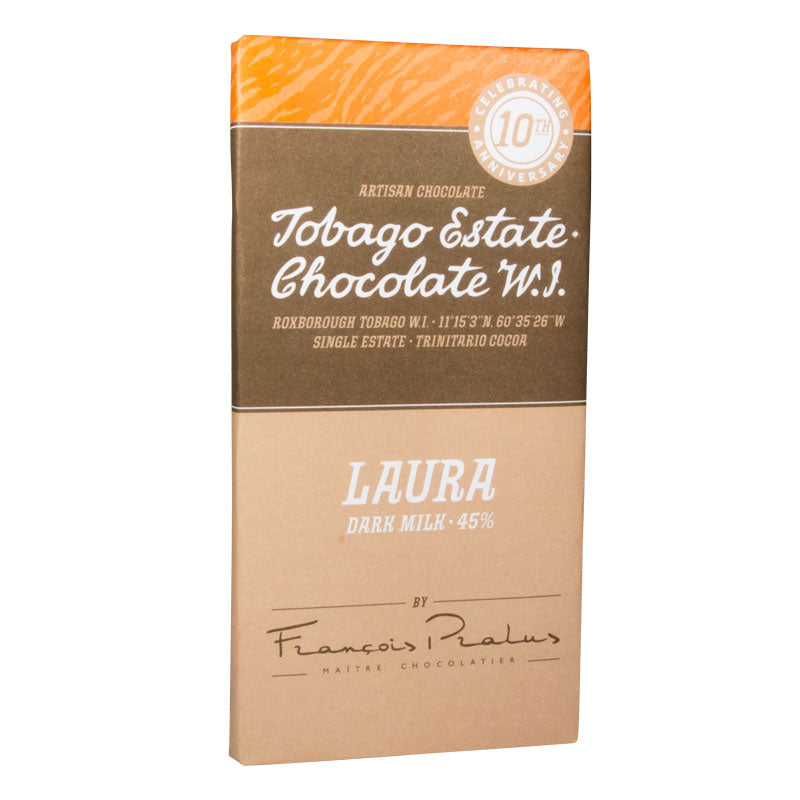 Laura 45%, 100G, Tobago Estate Chocolate W.I.