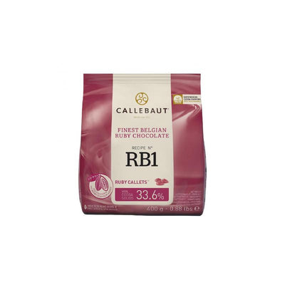 Chokladcouvertyr Ruby 400G, Callebaut