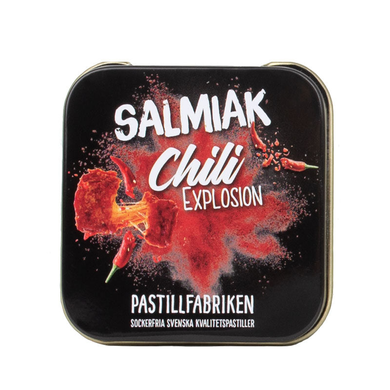 Salmiak Chili Explosion, 30G, Pastillfabriken